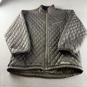 Obermeyer Jacket Men's M Black Quilted Full Zip Insulated Puffer Ski 74204